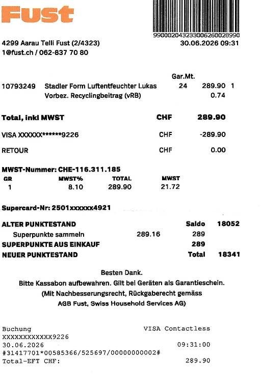 Stadler Form Luftentfeuchter: Entfeuchter Stadler Form Lukas – Neu und originalverpackt aus Auenstein von Maxotto 4