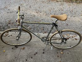 Rennvelo Silber Vintage Stil, gebrauchter Zustand