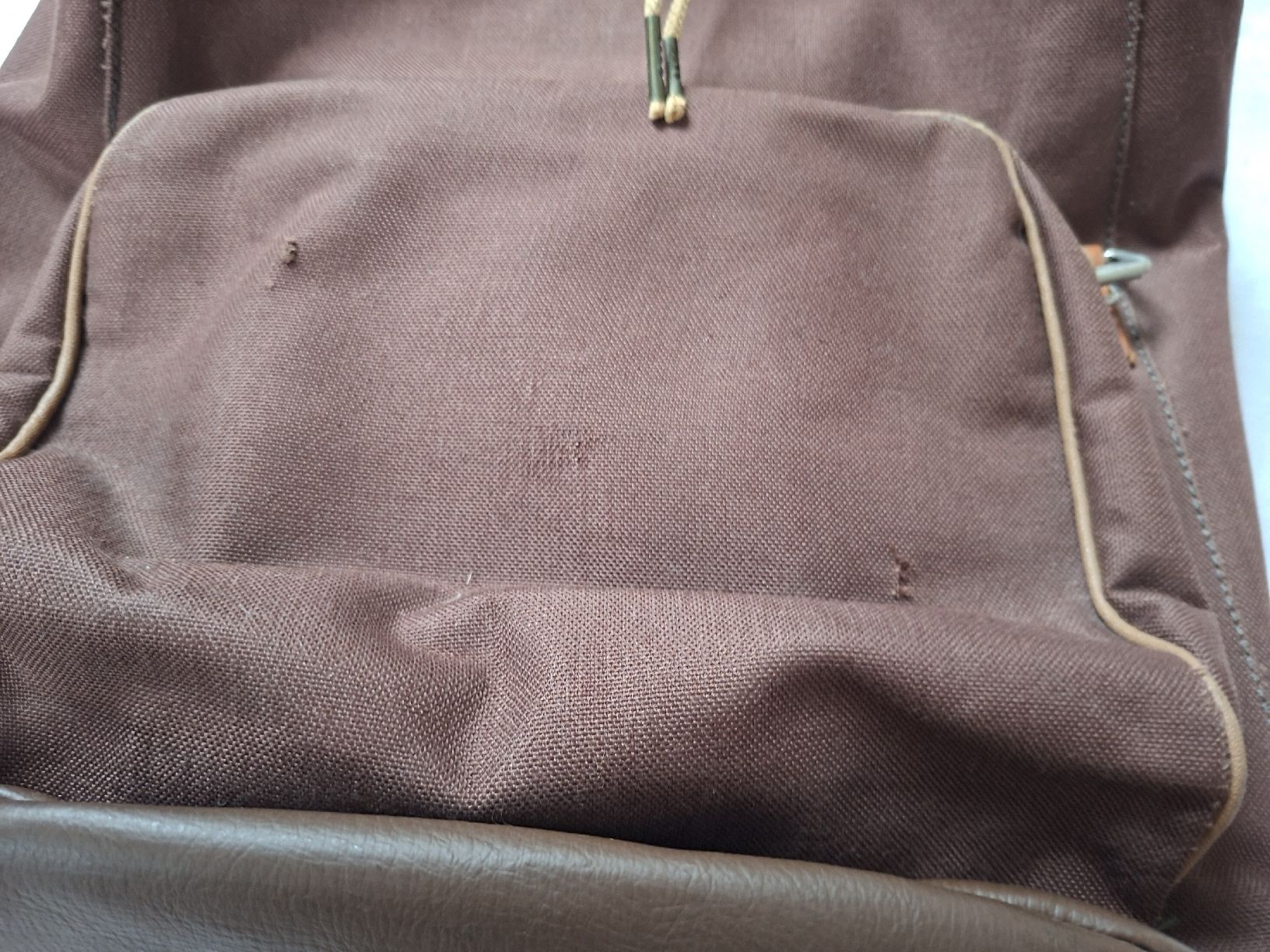 Zaini: antiker Rucksack Baumann Baden braun Leder Canvas  – Usato da Klingnau venduto da vollmond36 5
