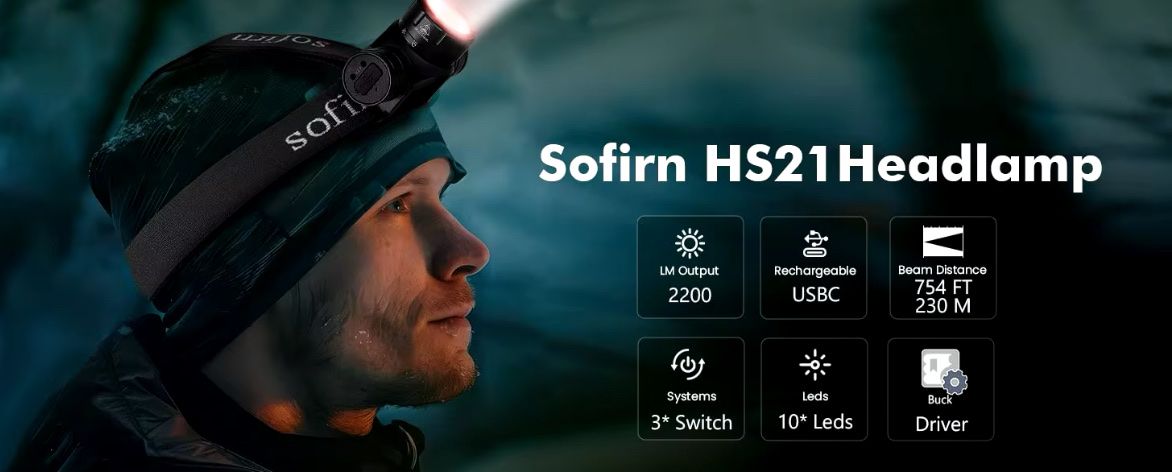 Lampade: Neu: Sofirn HS21 mit Rotlicht und Weisslicht – Nuovo e nell'imballaggio originale da Arbon venduto da Helmuth 9