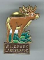 Plaquettes & Badges: Wildpark Langenberg Hirsch, Pin – D'occasion à Zürich par t24_de
