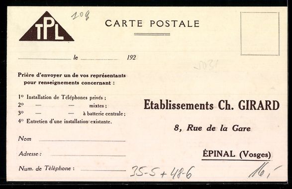 Articoli pubblicitari: Epinal /Vosges, Le Mixte Picart-Lebas, E – Usato da Berlin venduto da bartko-reher 1