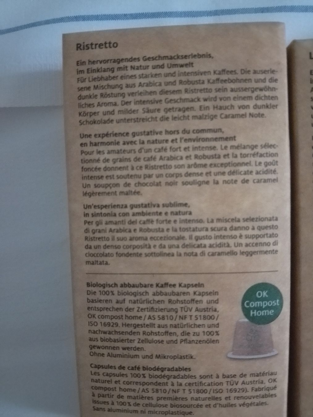 Lebensmittel & Spezialitäten: Kaffee-Kapseln neu, 10x5g, 14 Packungen – Neu und originalverpackt aus Zürich von sch_m6rw 3