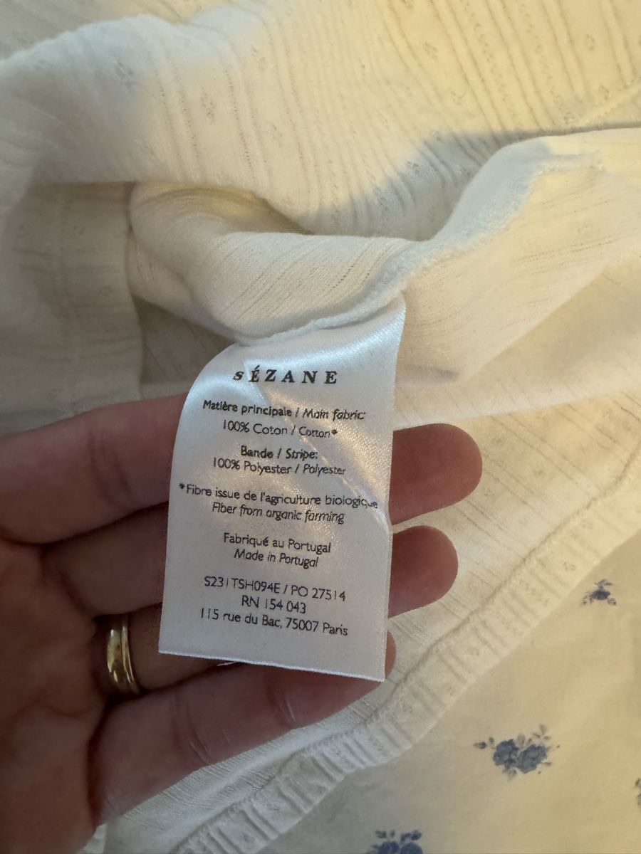 Sezane T-shirt: Sèzane Clea T-Shirt – Nuovo (secondo la descrizione) da Aarau Rohr venduto da ash_m7hq 3
