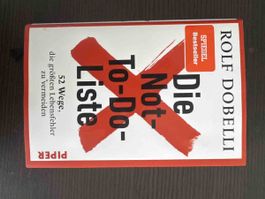 Buch Die Not-To-Do-Liste Rolf Dobelli guter Zustand
