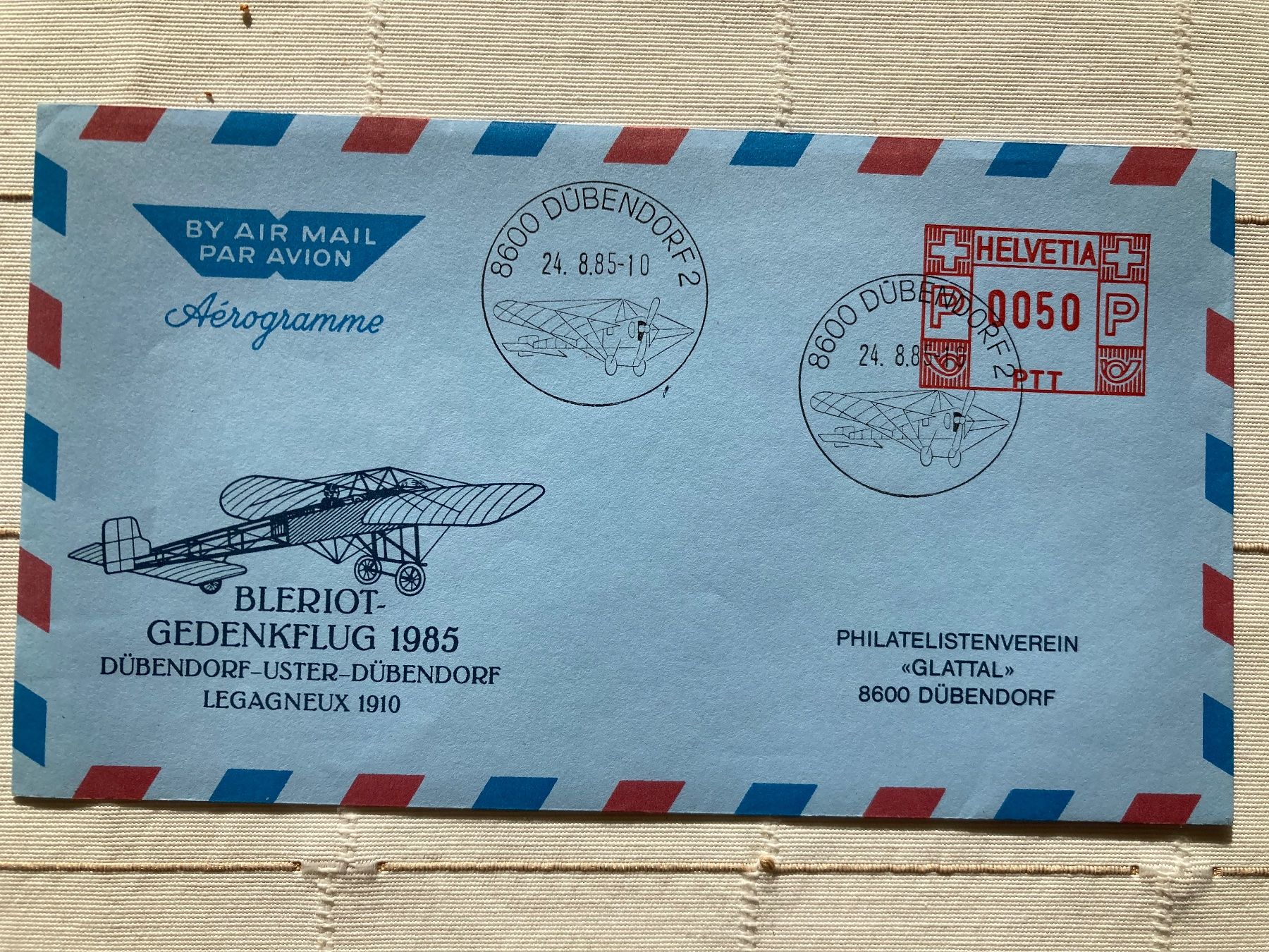 Alle Briefmarken: Briefe - Marken - Aviatik – Neu (gemäss Beschreibung) aus Uster von Sysreview 2