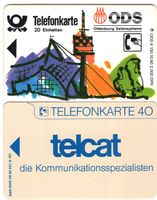 ODS + telcat - 2 Telefonkarten Dummy aus Deutschland