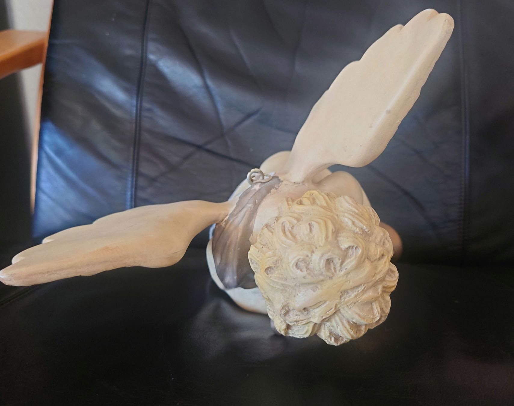 Statuette: (sehr) alte Putte Engel aus Kuststoff  – Usato da Fraubrunnen venduto da PlueschPanda 4