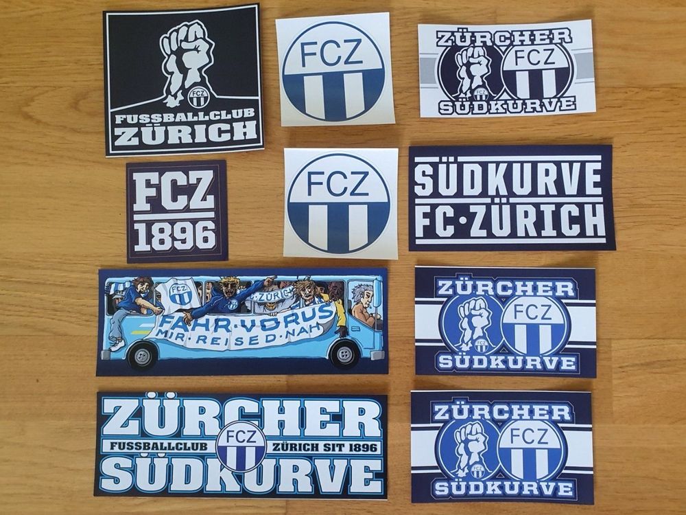 FCZ Stickers 10Stk. (Neu (gemäss Beschreibung)) in Langnau am Albis für ...
