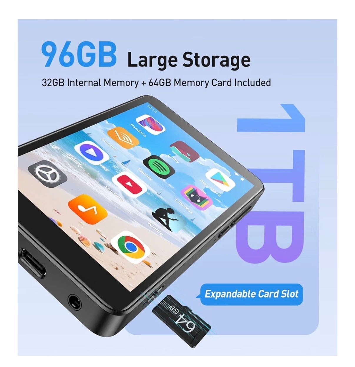 Lettore multimediale portatile: AGPTEK 96 GB MP3 Player Spotify – Usato da St. Gallen venduto da FabianKai 1