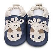Scarpe per ragazzi: Shooshoos Lederfinken Giraffe blau Gr. M – Nuovo e nell'imballaggio originale da Wetzikon ZH venduto da shoo-shoos