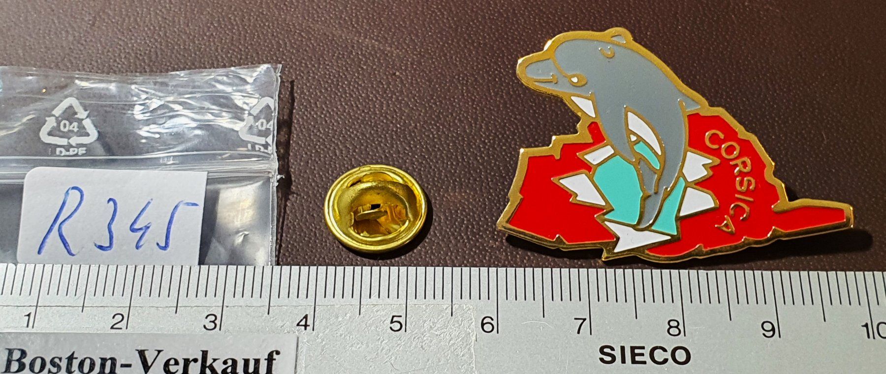 Placchette & Badge: R345 - Pin Delfin  CORSICA – Usato da Reinach BL venduto da Boston-Verkauf 1