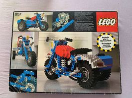 LEGO 857 Motorrad Chopper 1979 - Vintage Rarität Komplett