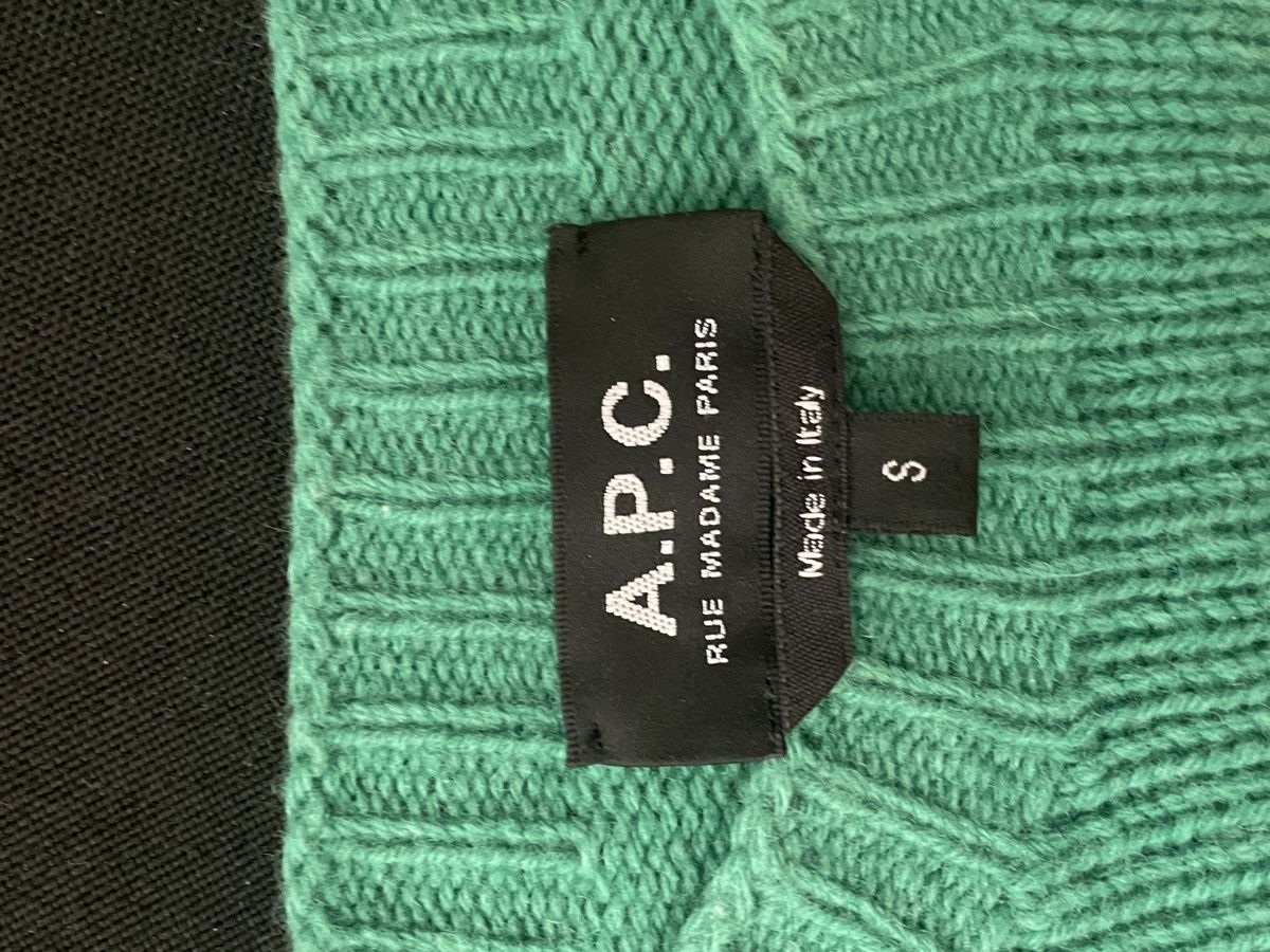 Apc Maglioni & Felpe: APC Woll-/ Kashmir Pullover - Grün - S – Usato da Zürich venduto da eyck_372 2