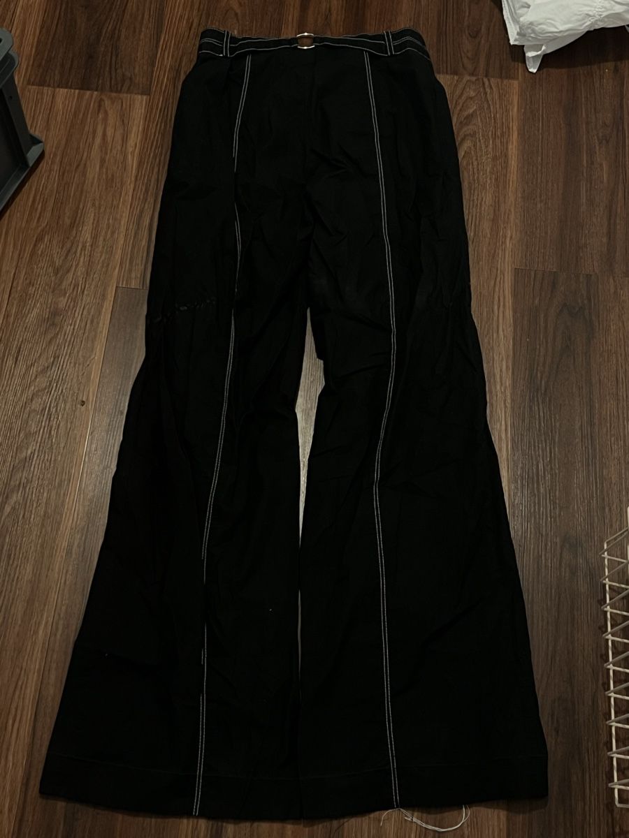 Hosen: Schwarze Stoffhose Schlaghose Gr. 36 Turnover – Neu (gemäss Beschreibung) aus Luzern von Woodbee44 4