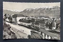 Lausanne la Gare, Bahnhof ca. 1950