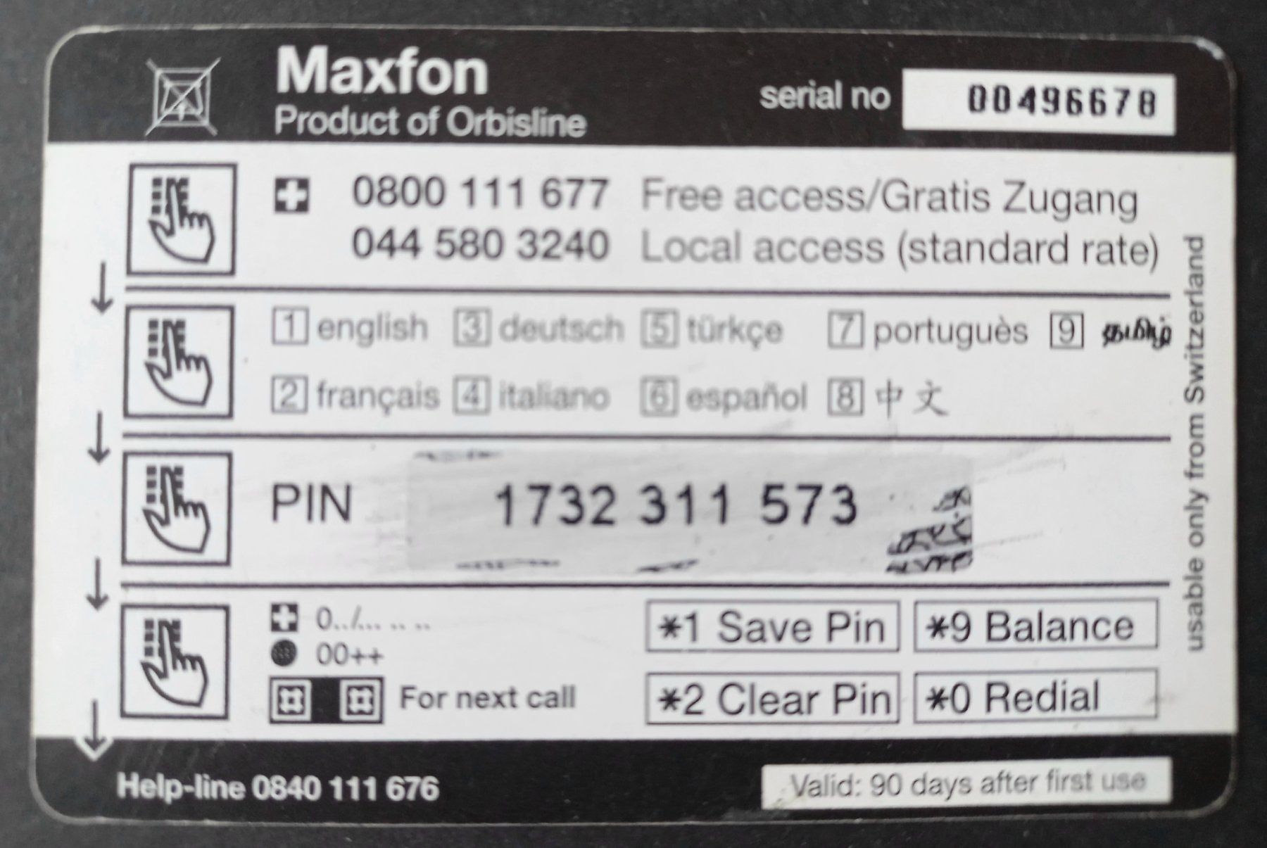 Schede telefoniche: Taxcard Phonecard - Löwe - CH – Usato da Niederuzwil venduto da lubimaja 1