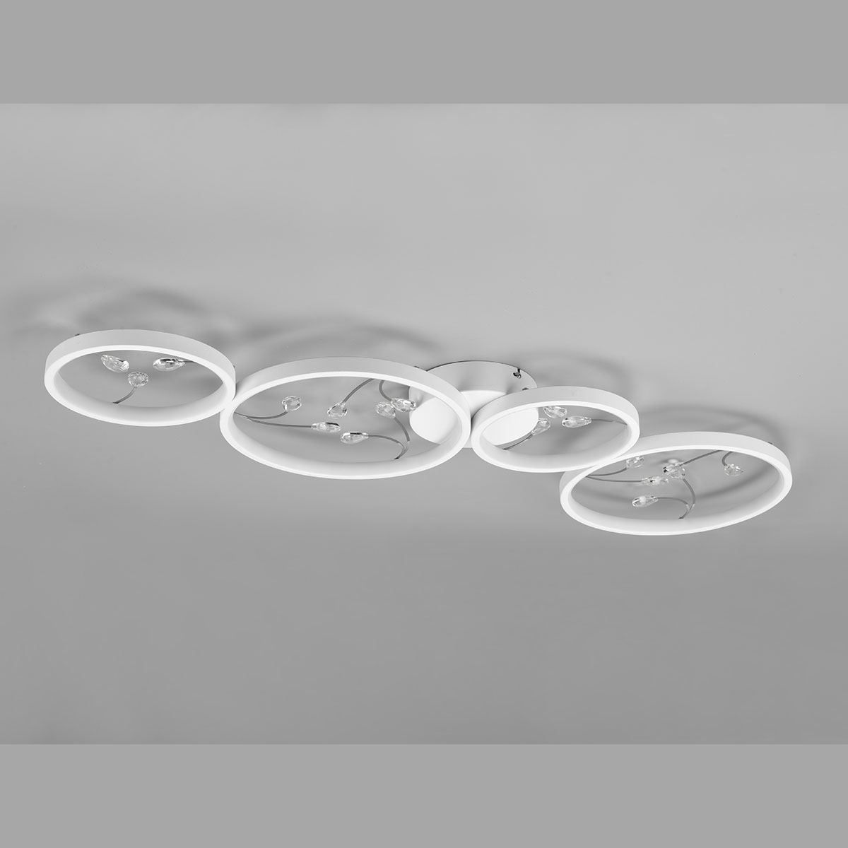 Lampadari & plafoniere: LED Deckenleuchte, 95 cm x 40 cm, Ringe – Nuovo (secondo la descrizione) da Kreuzlingen venduto da Smart-Light 1