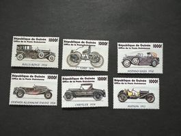 GUINEA ANTIQUE AUTOMOBILES  2002  ** super (E605)
