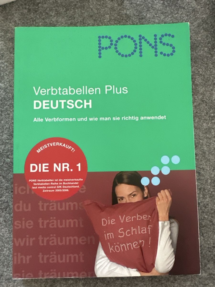 Bücher: PONS Verbtabellen Plus Deutsch – Neu (gemäss Beschreibung) aus Bern von Stefanieaebi