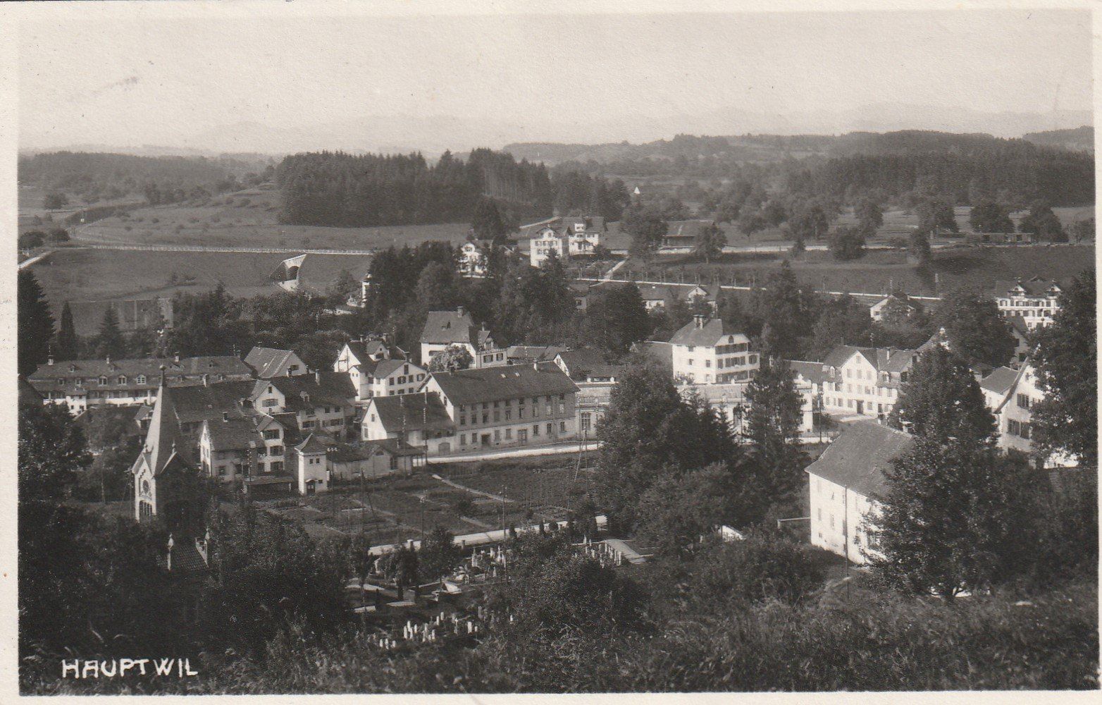 Cartoline postali: Alte Ansichtskarte Hauptwil Thurgau 1924 – Usato da uttwil venduto da Koehlerfred