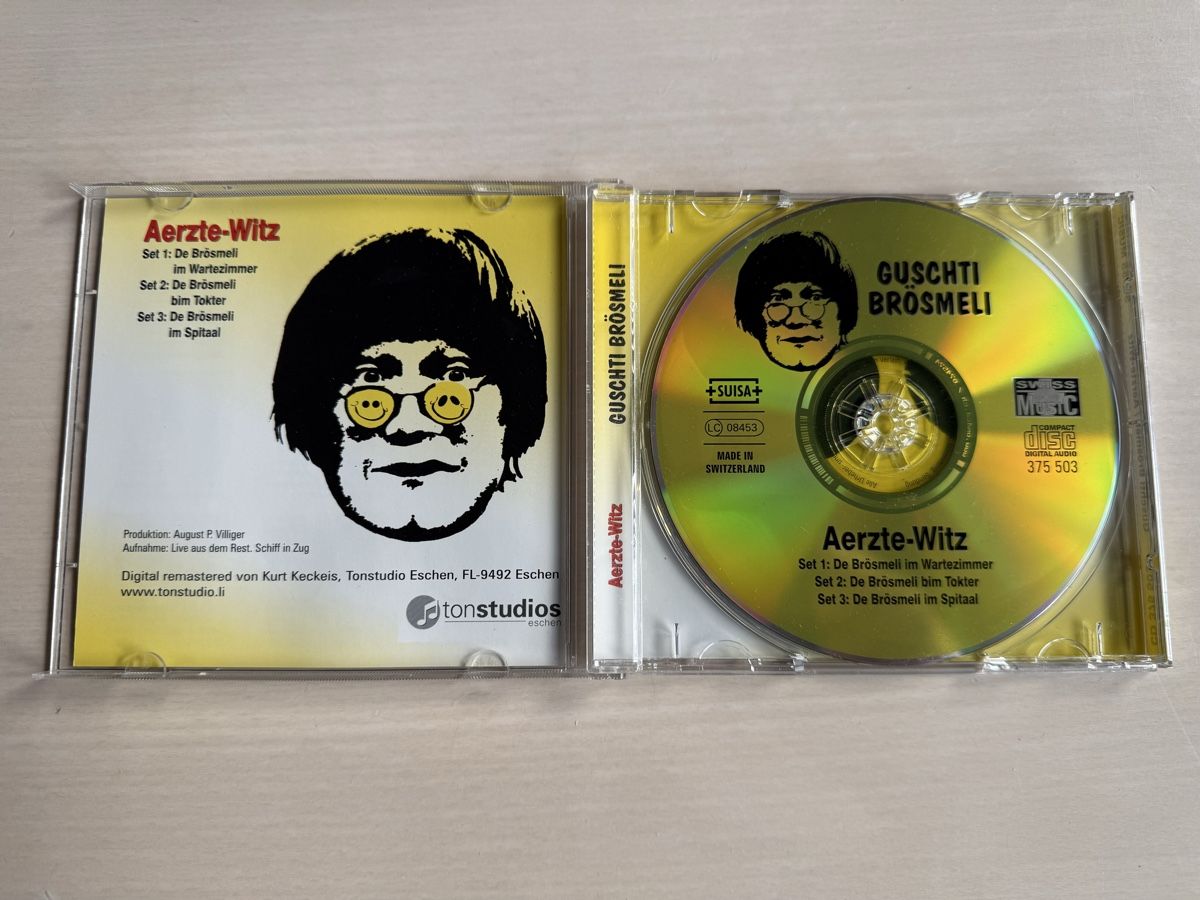CD: Guschti Brösmeli - Aerzte-Witz CD – Usato da Oberried Brienz venduto da Chyara 2