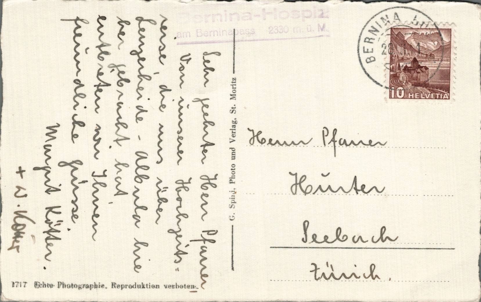 Cartoline postali: Ansichtskarte Berninastrasse Lago Bianco Cambrenagletscher – Usato da Oberkirch LU venduto da sa_kr 1