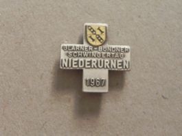 Abzeichen GL - GR Schwingfest Schwingen Niederurnen GL 1967