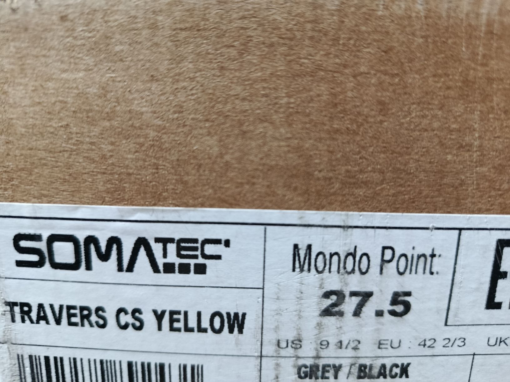 Fischer Scarpe da uomo: Fischer Travers CS Tourenschuh, Grösse 27.5, neu – Nuovo e nell'imballaggio originale da St.Antoni venduto da starsforlife 2