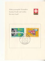 SBK 446 - 447 auf PTT-Faltblatt