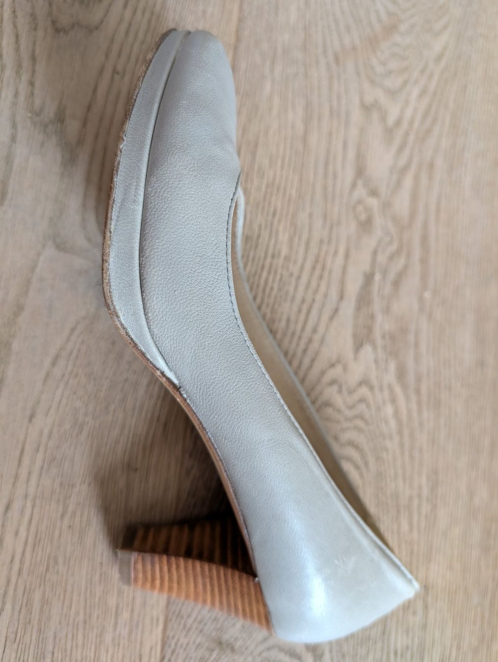 Scarpe da donna: Elegante COLONYS Lederschuhe, hellgrau, Grösse 36 – Usato da Zürich venduto da kein-design 4