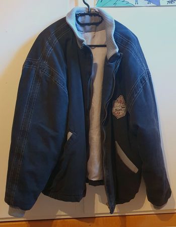 BOMBER vintage 80s bleu marine