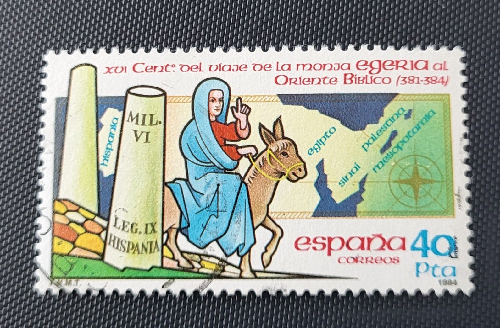 Tutti i francobolli: Spanien 1984 briefmarke – Usato da St Gallen venduto da Stampsalshobby