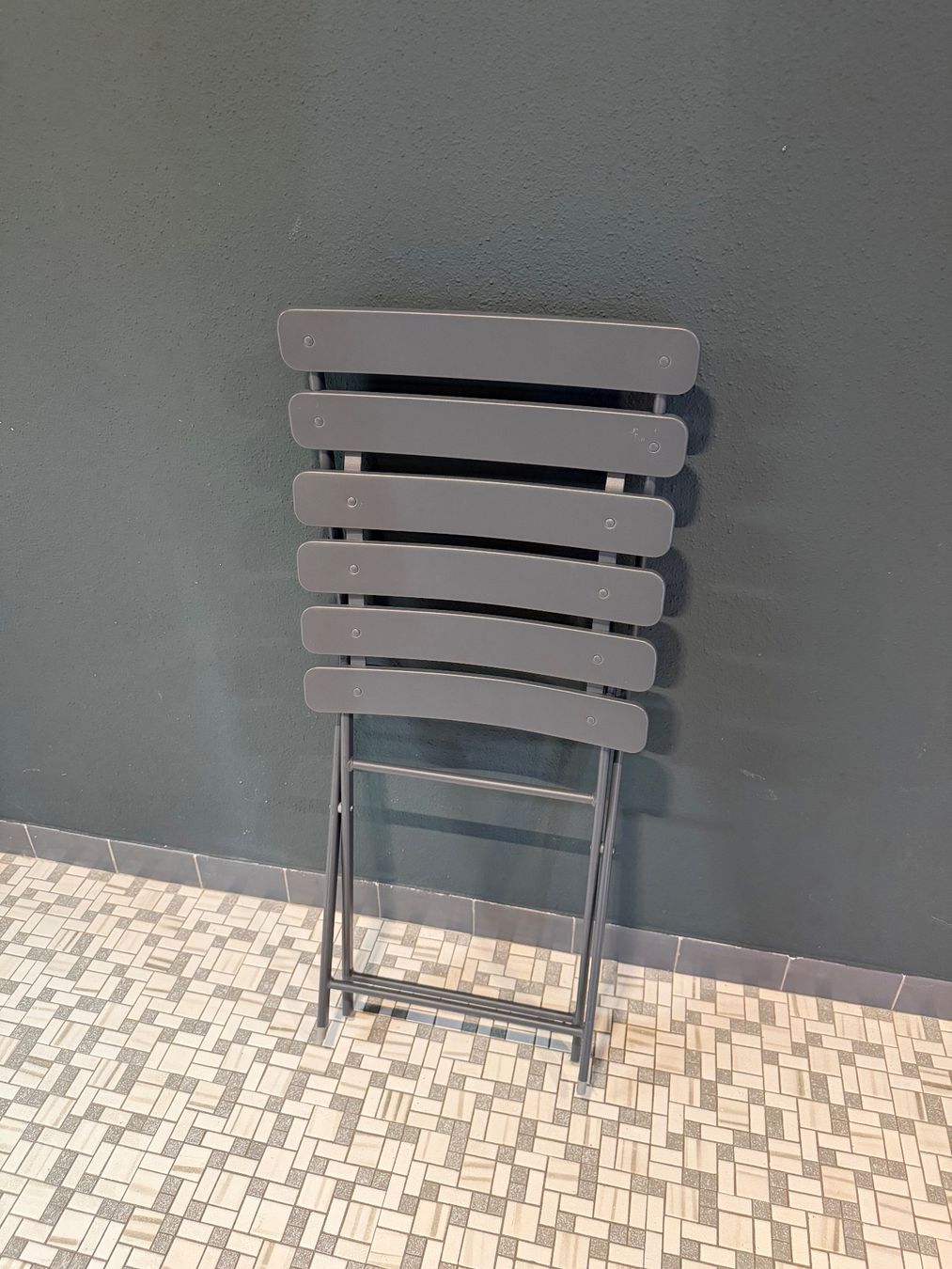 Livique Sedie: Gartenstuhl Grau Stahl 60 cm Klappbar – Usato da Hausen AG venduto da eri_6ndx 3