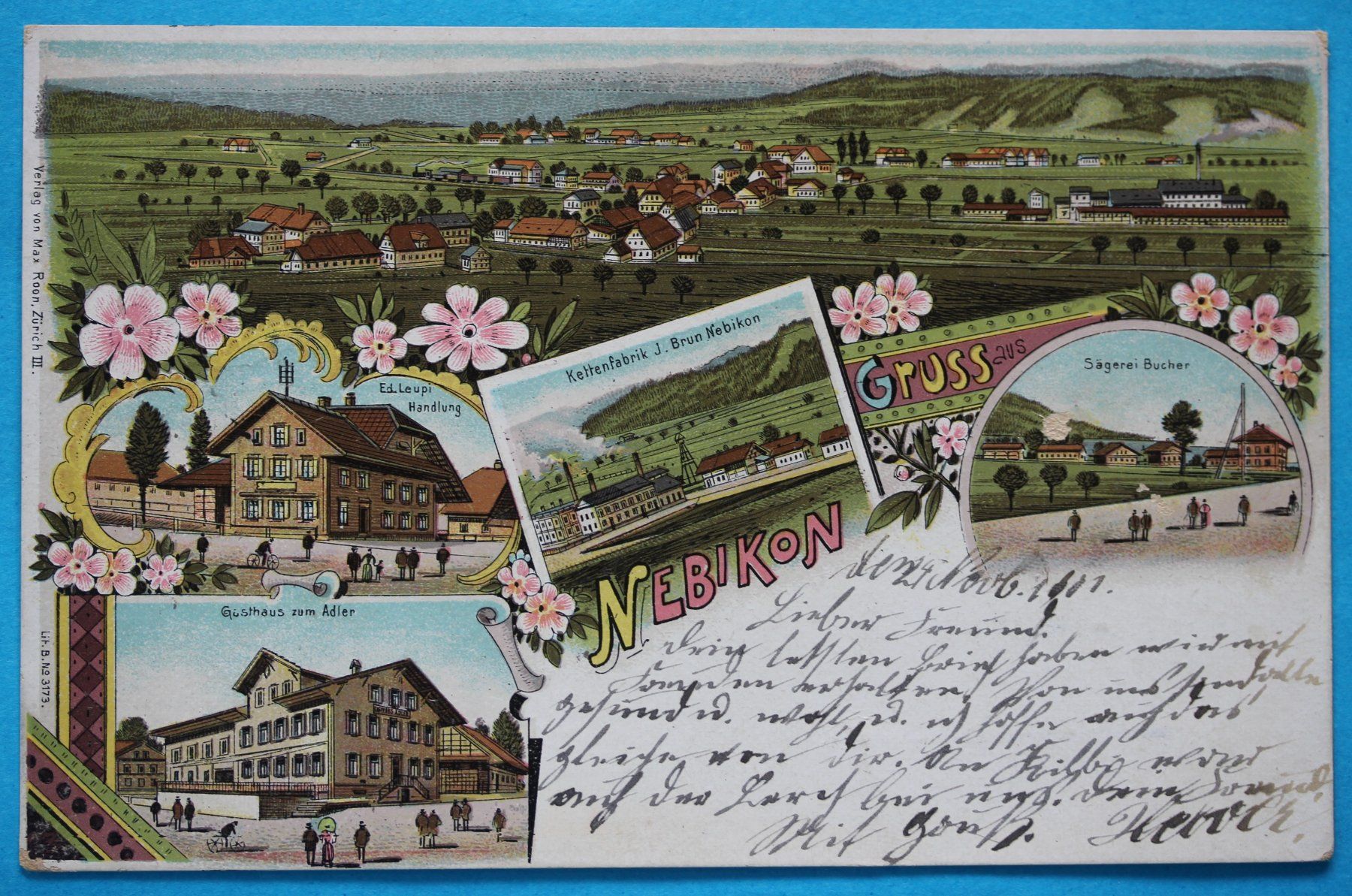 Cartoline postali: NEBIKON LITHO AK – Usato da Lotzwil venduto da pirolh