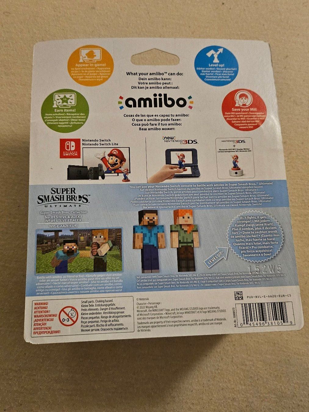 Nintendo Spiele: Super Smash Bros. Ultimate - Minecraft Pack (Steve & Alex) – Neu und originalverpackt aus Wabern von  1
