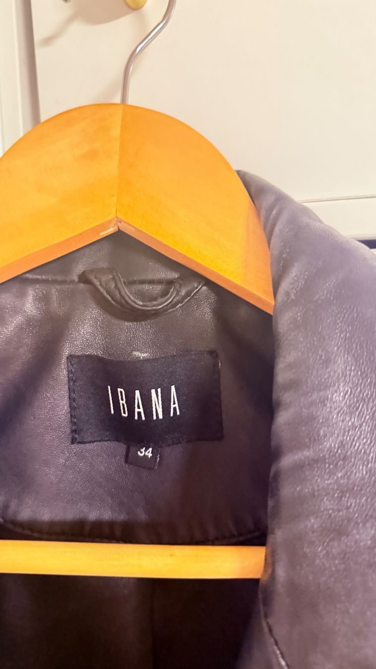 Giacche: Lederjacke IBANA Damen Grösse 34 Schwarz – Usato da Grenchen venduto da Raluca29 1