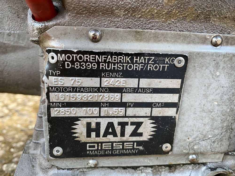 Standmotor Hatz Diesel ES 75