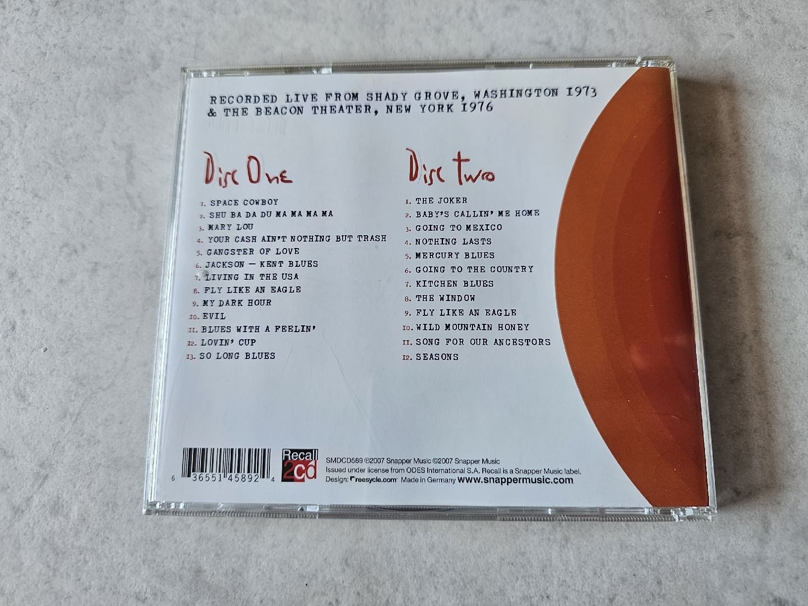 CD: Steve Miller Band  -  The Session  /  2 CD's – Usato da Schneisingen venduto da backstore24 1