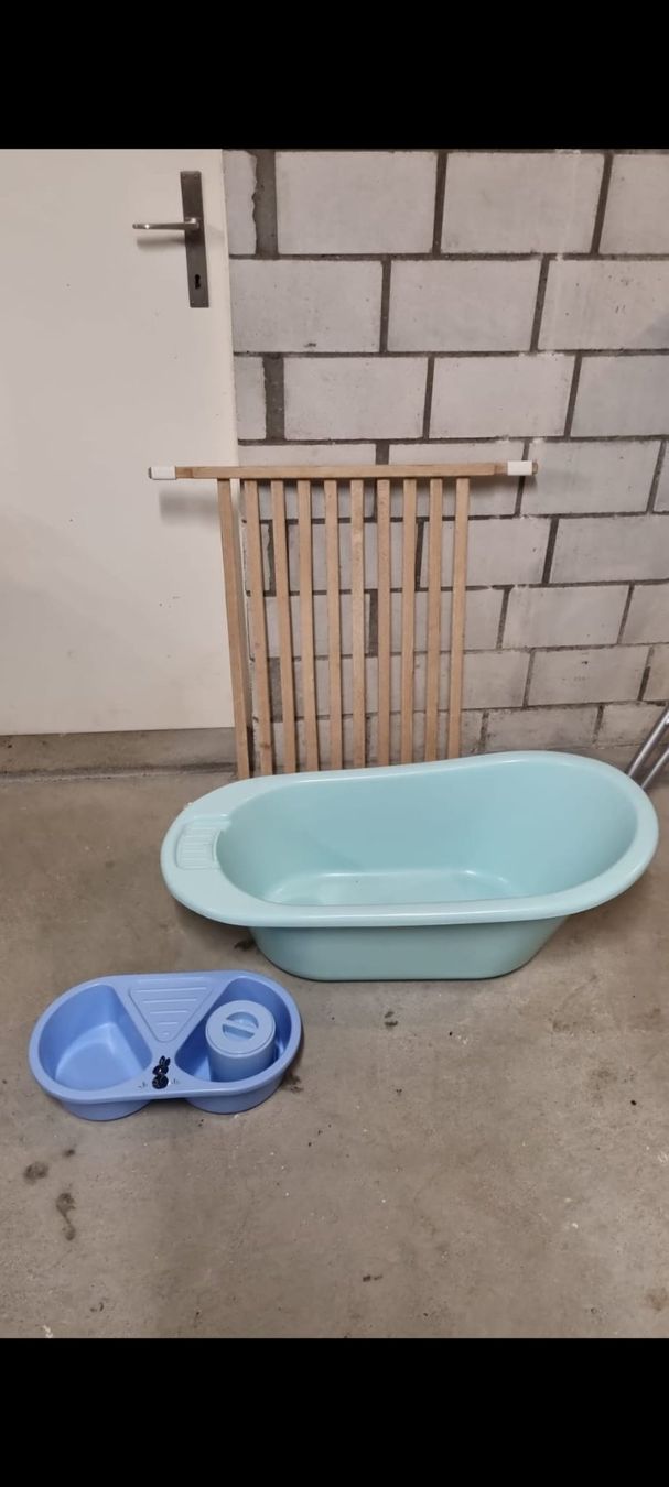 Vasche da bagno: Baby Badewanne mit Holzrost – Usato da Schönenwerd venduto da Chez_Mimi