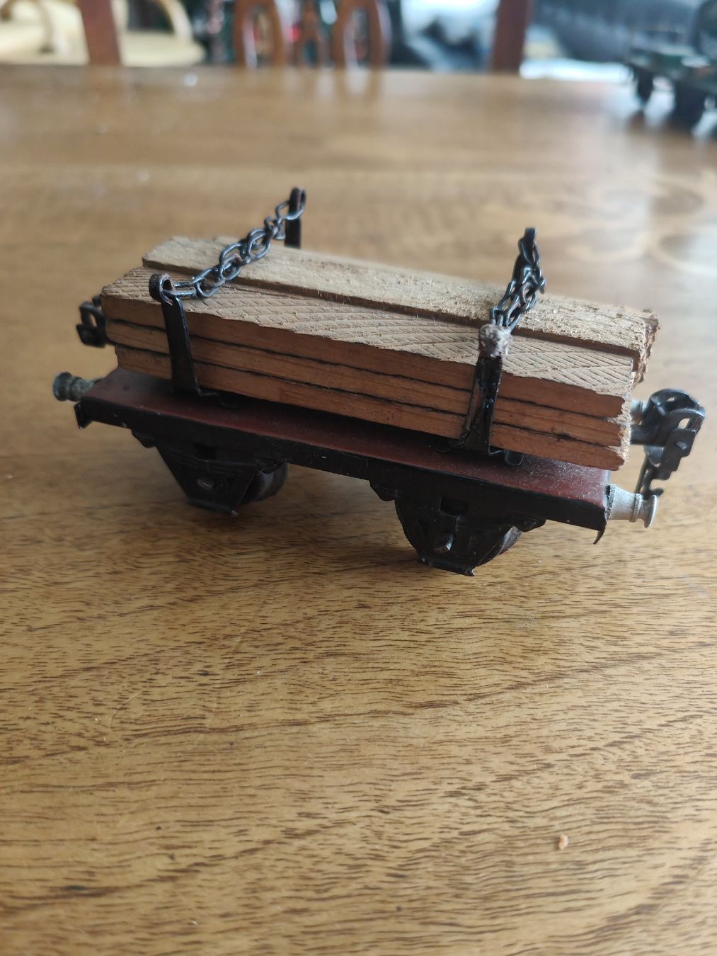 Märklin Modellini di ferrovie: Märklin Bretterwagen Spur 0 – Usato da Flumenthal venduto da mar_wyw8
