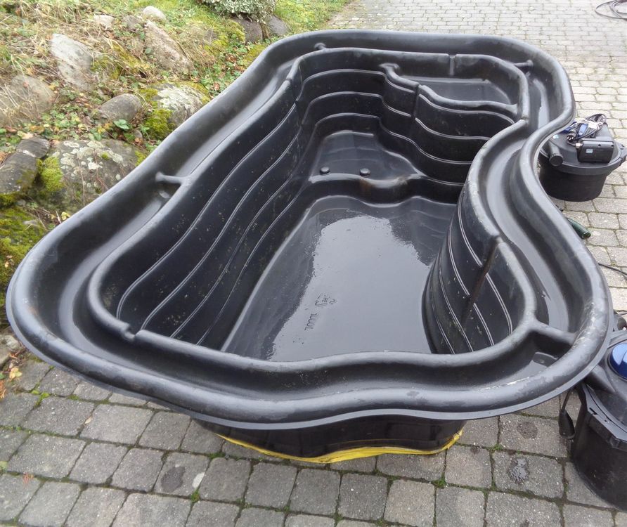 Verwunderlich Teichbecken 3000 Liter Gebraucht Fotos