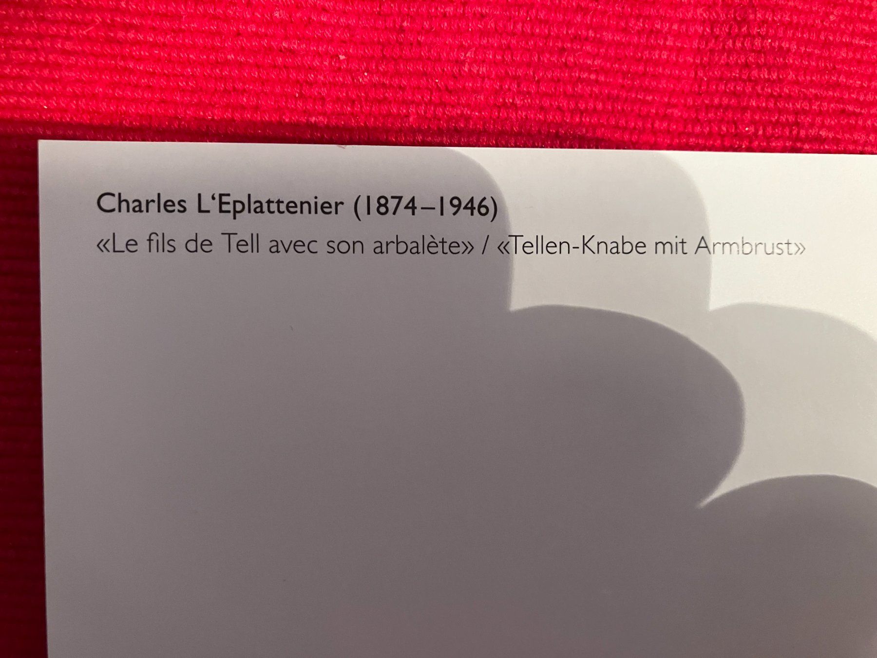 Poster & Bilder: Tellenknabe mit Armbrust – Neu (gemäss Beschreibung) aus Richterswil von solalex 1
