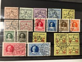 Vatikan 1929/31, Kat. Mi 1-16, gestempelt