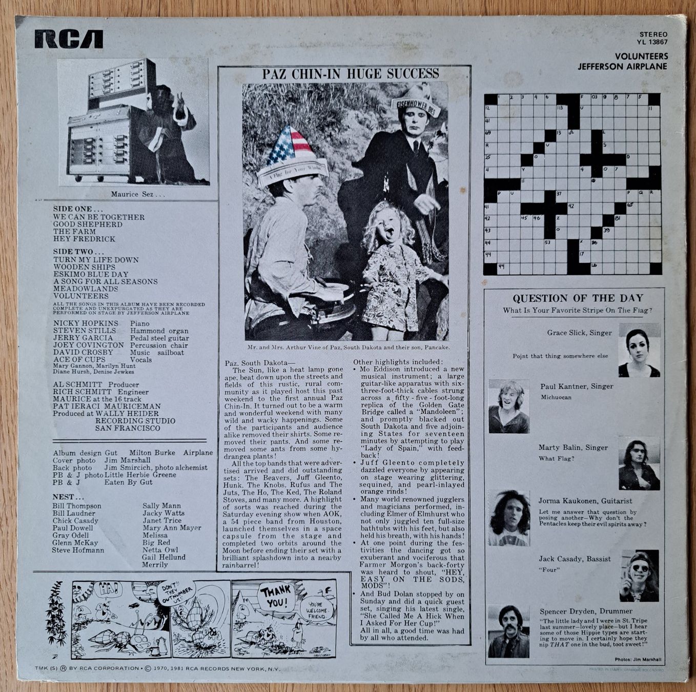 Dischi in vinile: Jefferson Airplane - Volunteers – Usato da Meggen venduto da Ricardokoch 1
