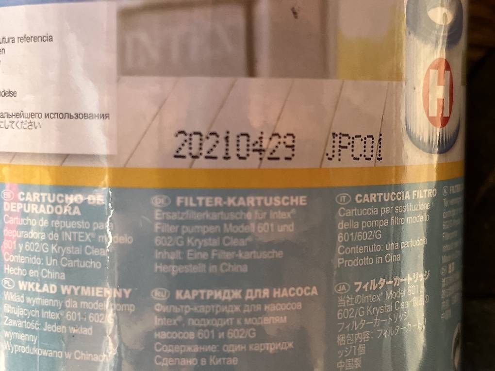 Accessori per Piscine: Kartuschenfilter Intex – Usato da Englisberg venduto da Tobetz 1