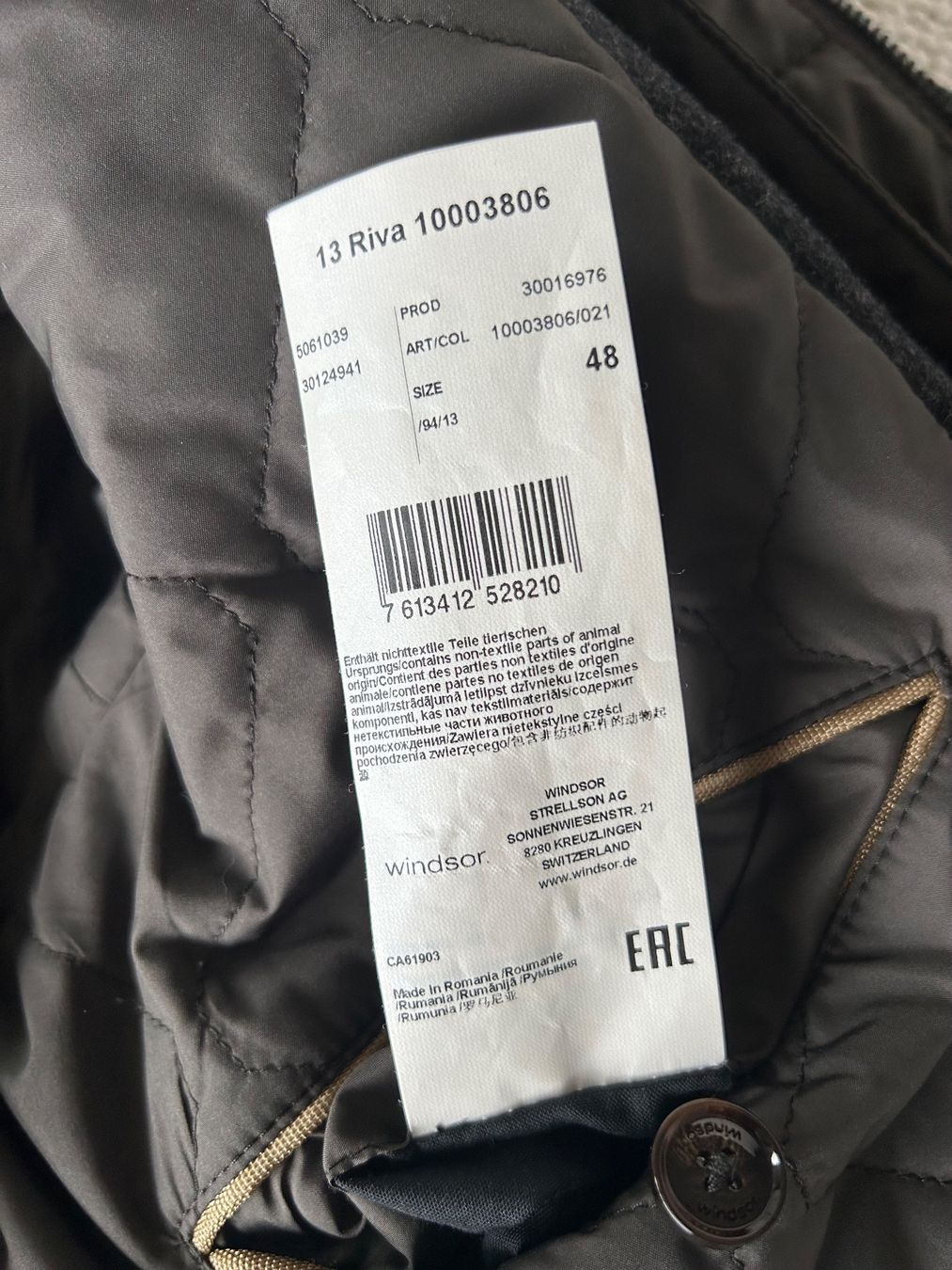 Windsor Mäntel: Windsor Winter Jacket 48 – Neu (gemäss Beschreibung) aus Erlenbach ZH von Syssi_C 4