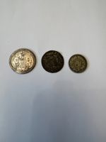 15 Kreuzer St. Gallen Silber1739. 1826 und 1850 3 Schweizer