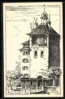 Geneve, l'ancienne Tour de l'Ile