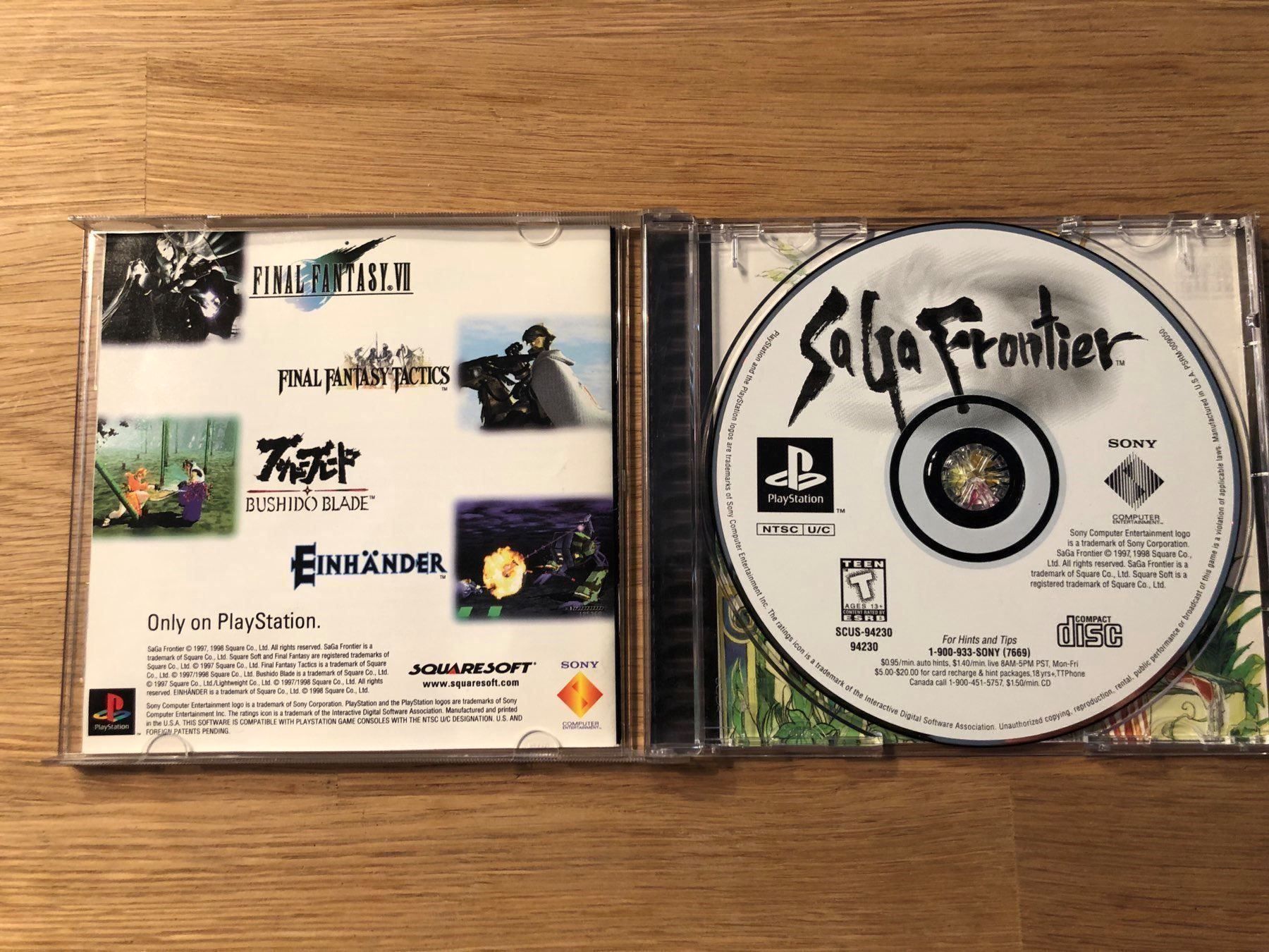 Sony Giochi: Saga Frontier NTSC/US für PSX – Usato da Kestenholz venduto da Matti_09 2